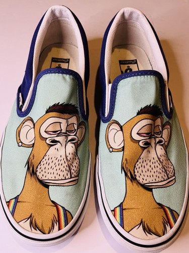 Custom vans slip bayc bored - slip-on,